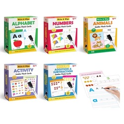 Little Berry WRITE n WIPE Jumbo FLASH CARDS - Addition n Subtraction